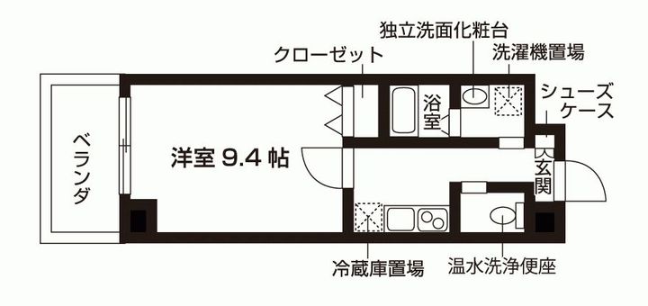 カーサ ブレッツァ 六甲の間取り