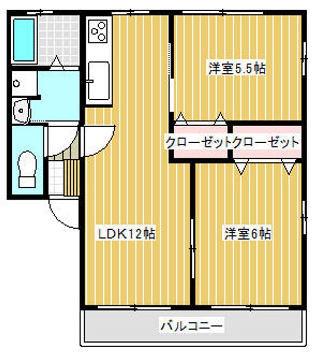 ミクニレジデンスの間取り