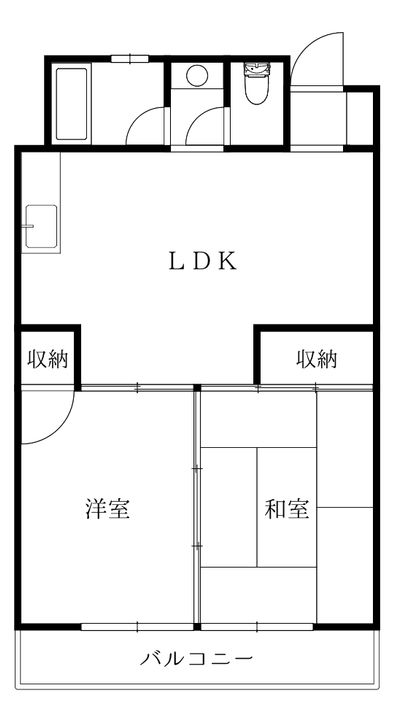 徳島県徳島市庄町3(マンション)の賃貸物件の間取り