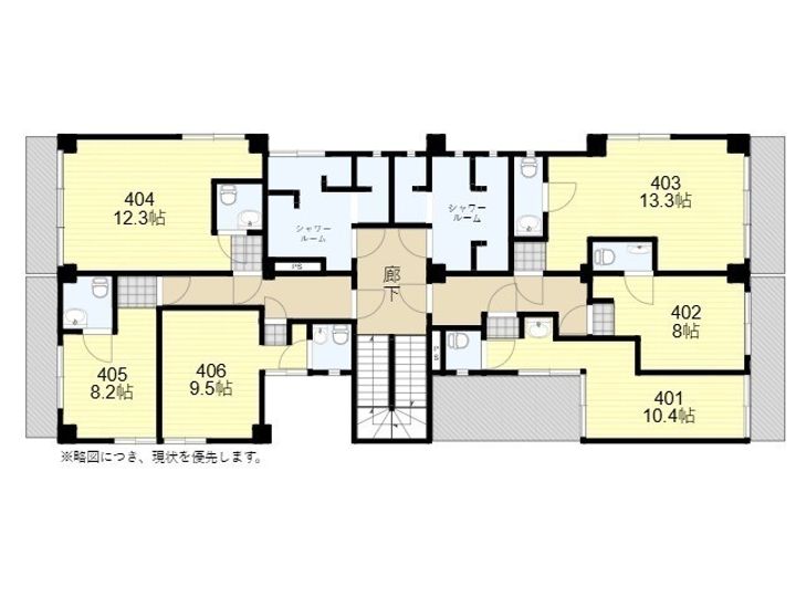 social apartment 若草共同住宅の間取り