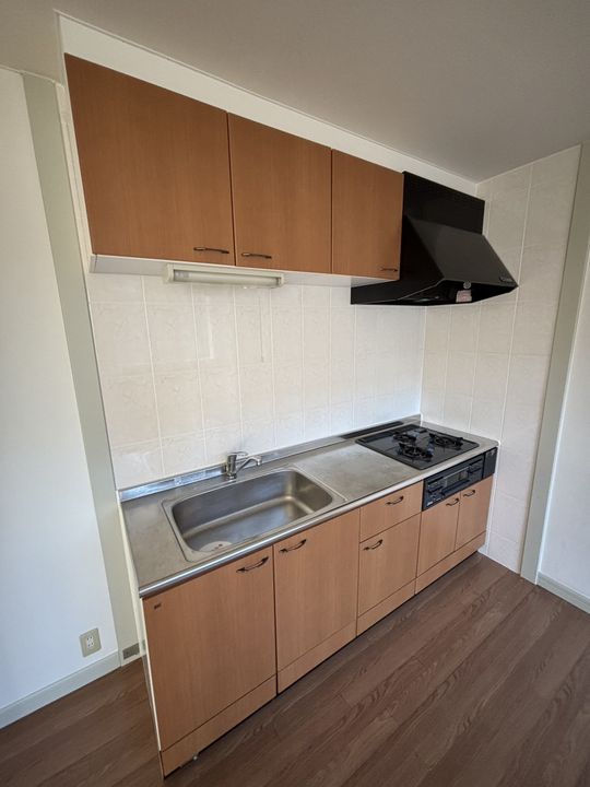 岐阜県関市肥田瀬(アパート)の賃貸物件のキッチン