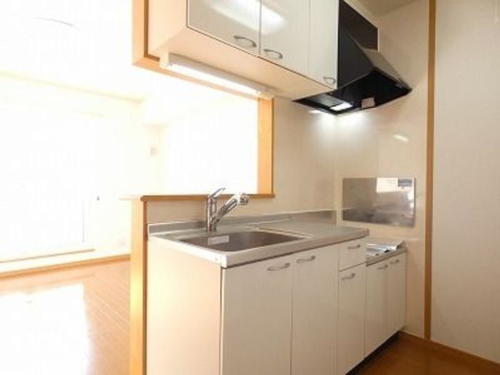 茨城県石岡市東大橋(アパート)の賃貸物件のキッチン