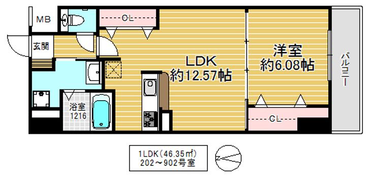 プリムローズ アヴェニューの間取り