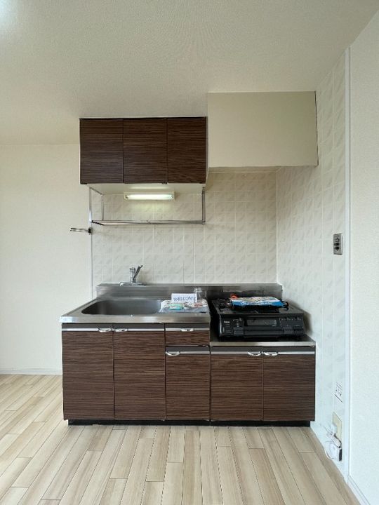 岡山県都窪郡早島町早島(アパート)の賃貸物件のキッチン