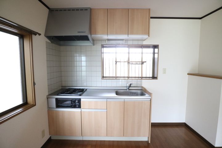 岡山県倉敷市中庄(アパート)の賃貸物件のキッチン