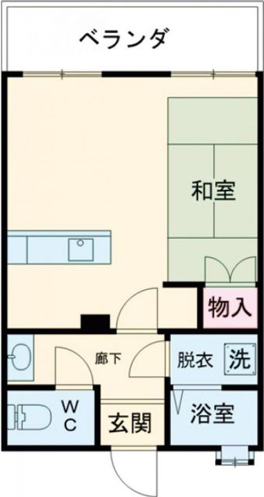 宮里マンションの間取り