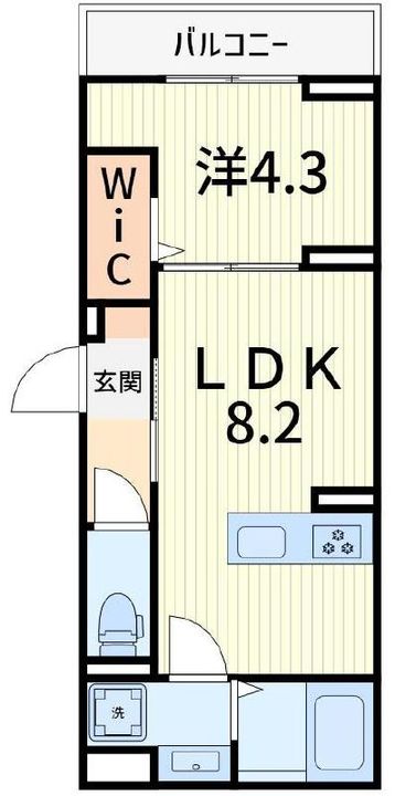 セレスティア亀有の間取り
