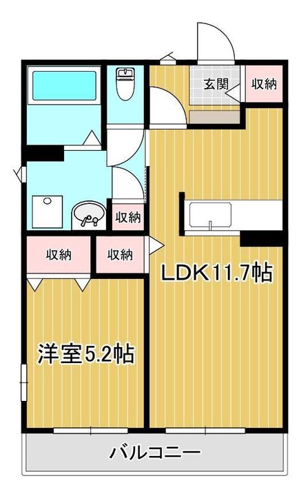 ベルコリーヌBの間取り