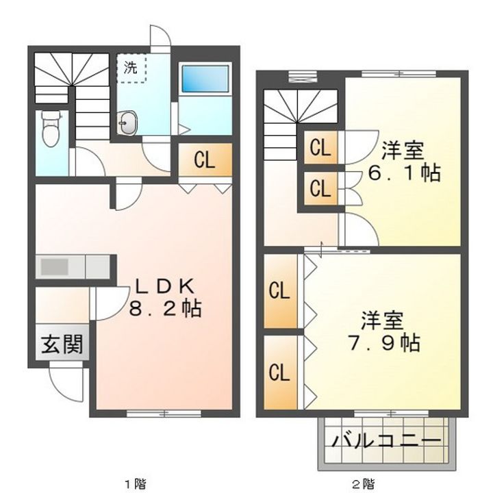 三重県四日市市日永西1(一戸建)の賃貸物件の間取り