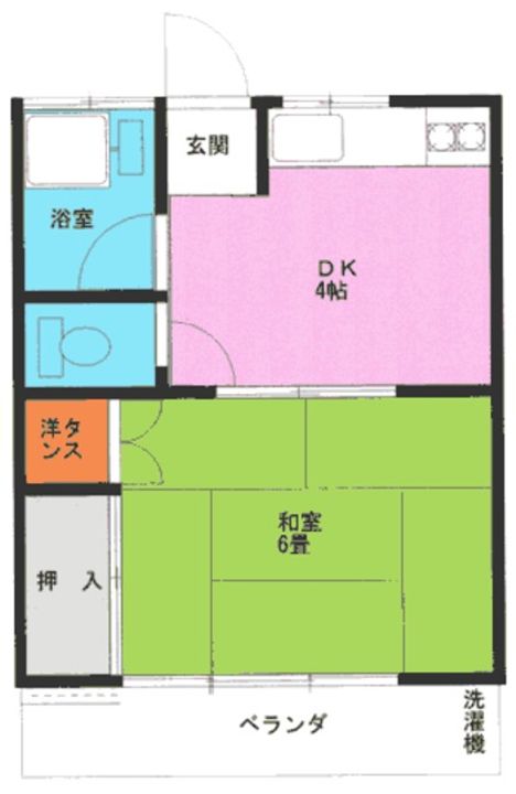 コーポ清陵の間取り