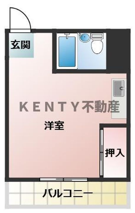 福山ビルの間取り