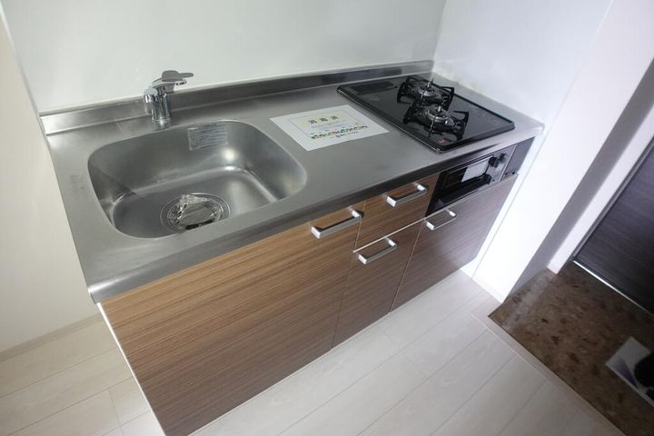 宮城県仙台市青葉区上杉3(マンション)の賃貸物件のキッチン