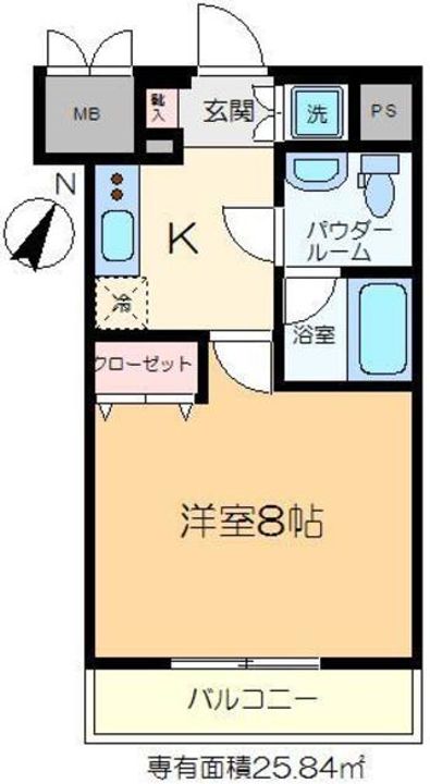 東京都葛飾区金町5(マンション)の賃貸物件の間取り