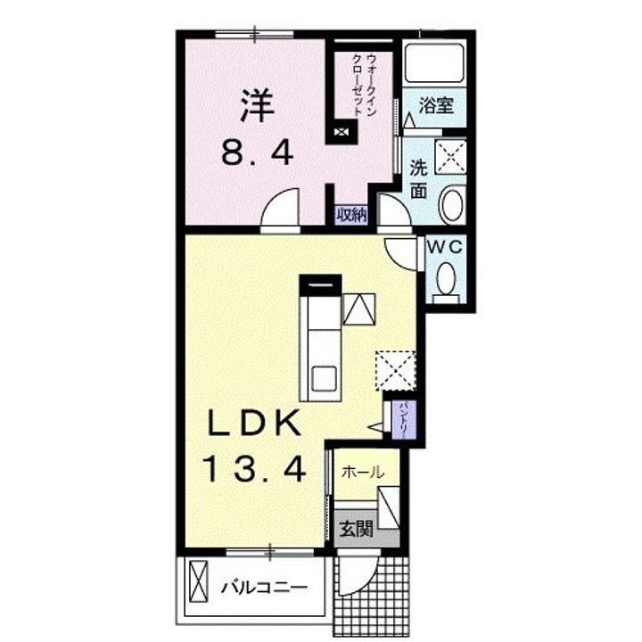 埼玉県久喜市上内(アパート)の賃貸物件の間取り