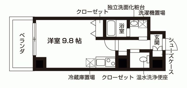 カーサ ブレッツァ 六甲の間取り