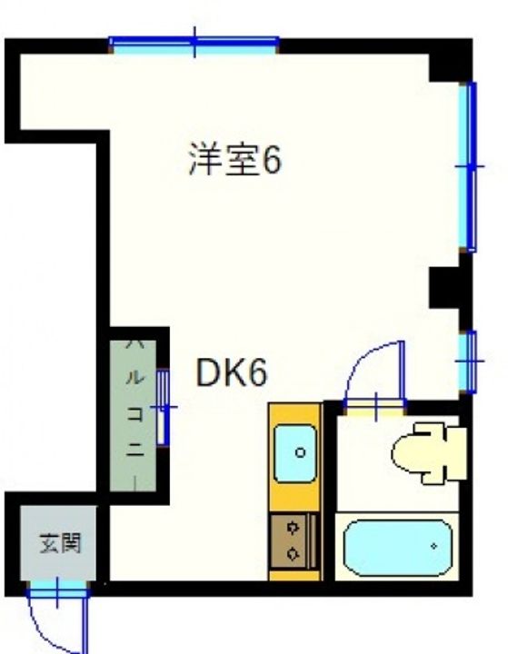 花幸ビルの間取り
