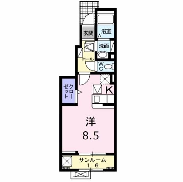 リュミエールIの間取り