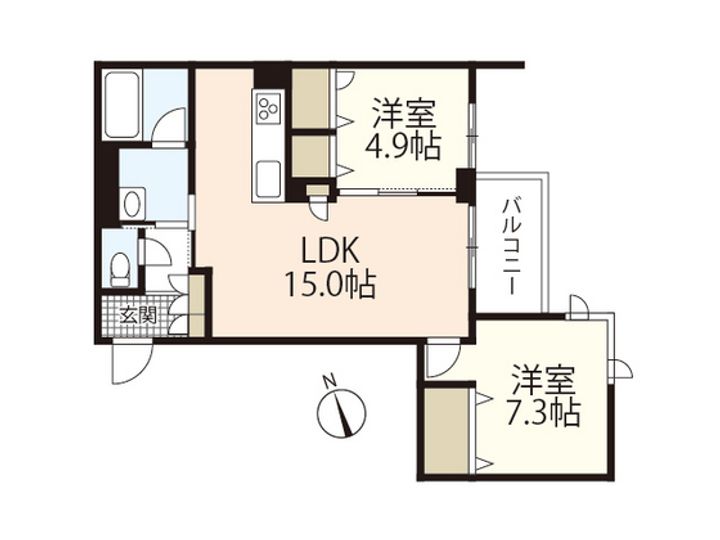 グランメゾンの間取り