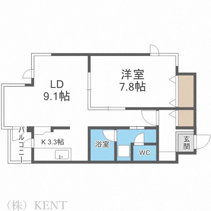 藤井ビル裏参道の間取り