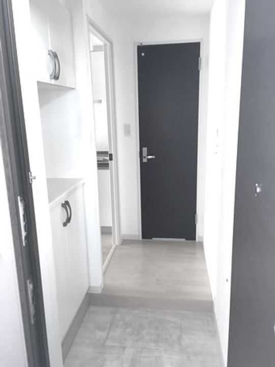 東京都新宿区山吹町(マンション)の賃貸物件の玄関