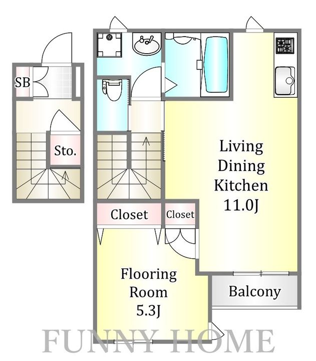 VentVertの間取り