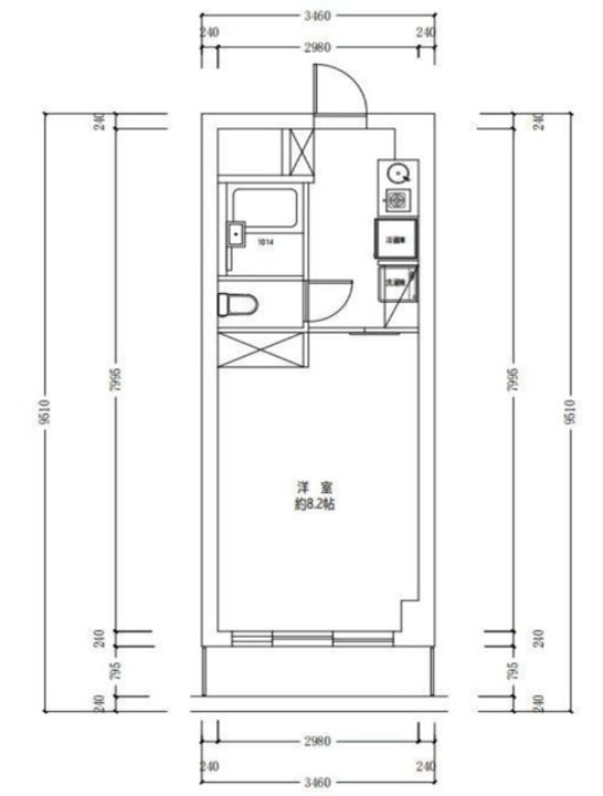 五反田コーポラスの間取り
