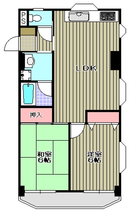 KKレジデンスIIの間取り