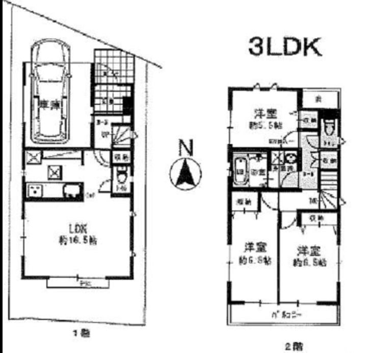 東京都練馬区西大泉4(一戸建)の賃貸物件の間取り