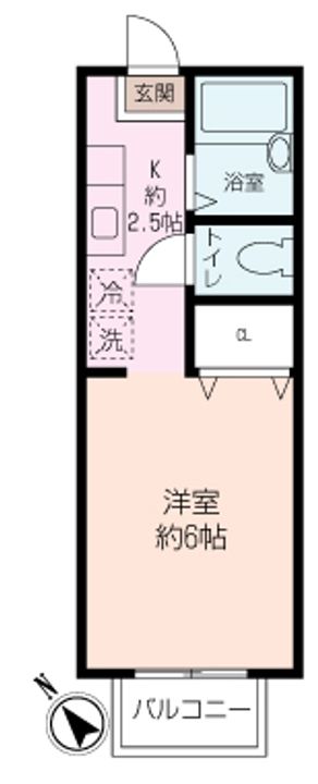 プチ・スタジオ湘南の間取り