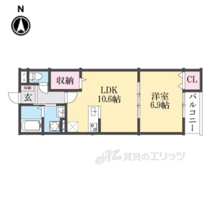 アート星田駅前の間取り