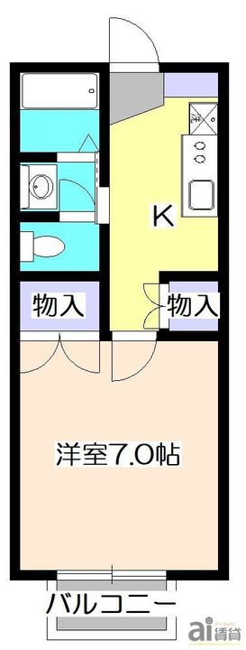東京都小平市小川東町5(アパート)の賃貸物件の間取り