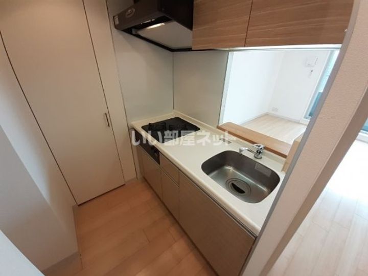 兵庫県神戸市兵庫区水木通6(マンション)の賃貸物件のキッチン