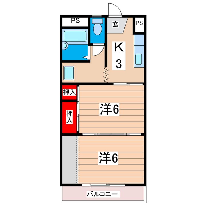 通商第3ビルの間取り
