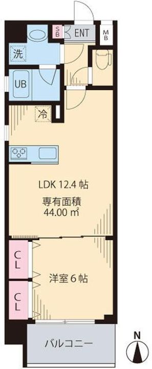 埼玉県戸田市本町1(マンション)の賃貸物件の間取り