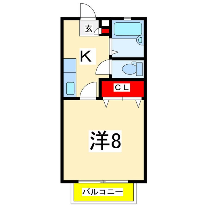 アークハイツAの間取り