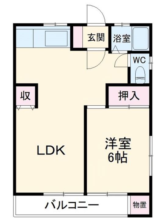 サンシャイン旭の間取り