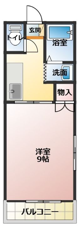 ユーコート城西の間取り