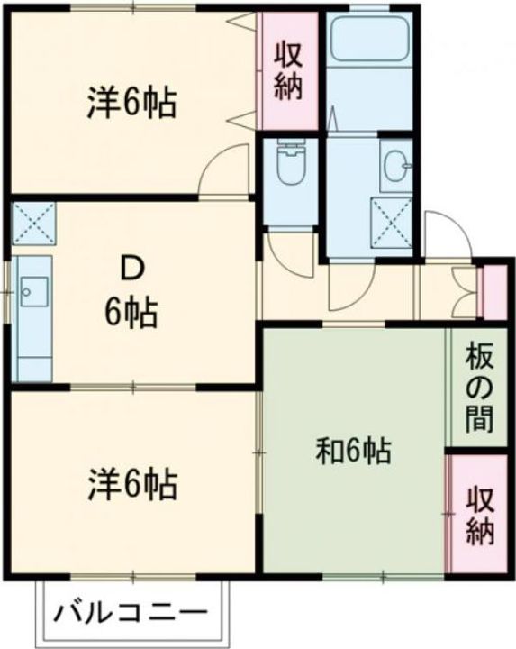 ラ・テルベール桜木の間取り
