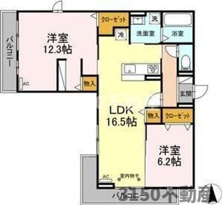 岐阜県岐阜市梅河町3(アパート)の賃貸物件の間取り