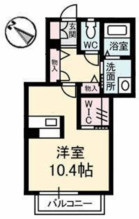 シャーメゾン真締川の間取り