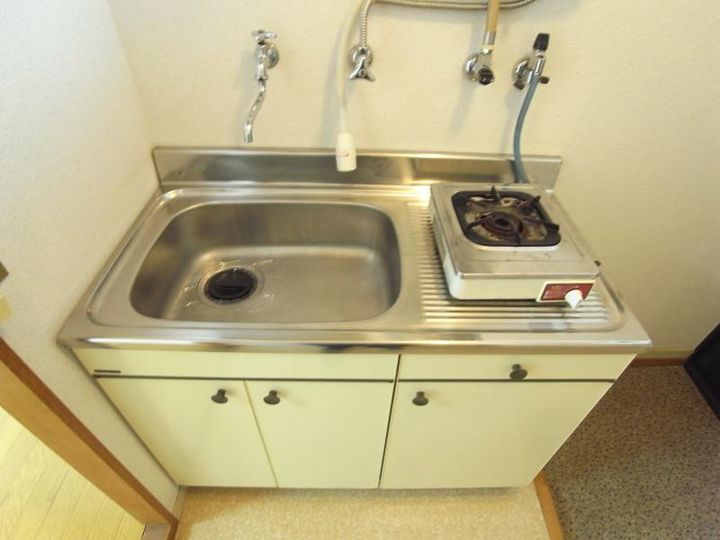 京都府京都市北区紫野上柳町(アパート)の賃貸物件のキッチン