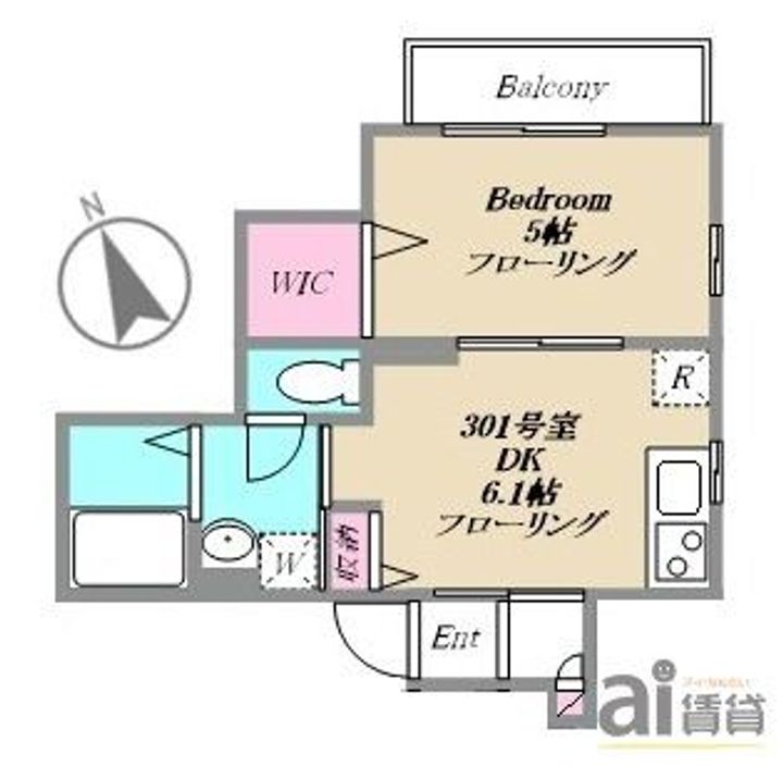東京都小平市大沼町2(アパート)の賃貸物件の間取り
