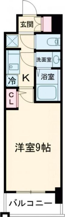 大阪府堺市堺区陵西通(マンション)の賃貸物件の間取り