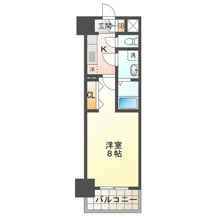 S-RESIDENCE四日市市堀木amante(アマンテ)の間取り