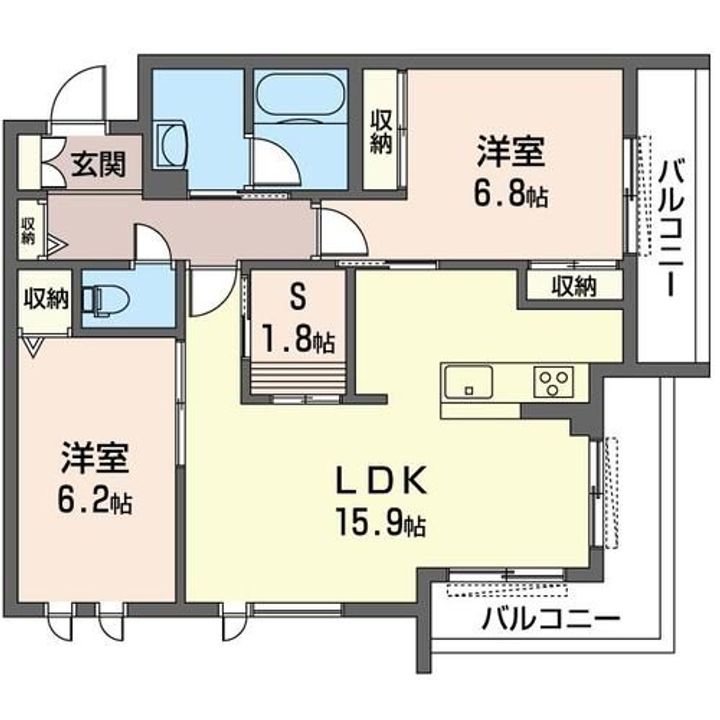 リヒトレンテの間取り