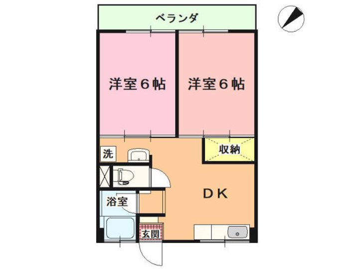 丸山コーポの間取り