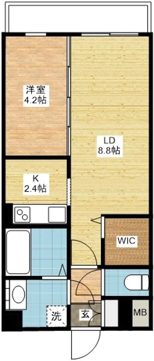 長崎県長崎市本尾町(マンション)の賃貸物件の間取り