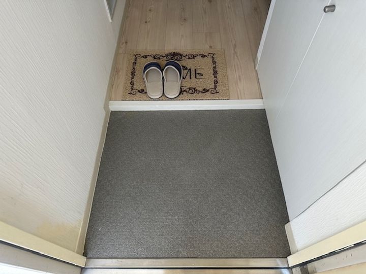 リヴァーコート可部南の玄関