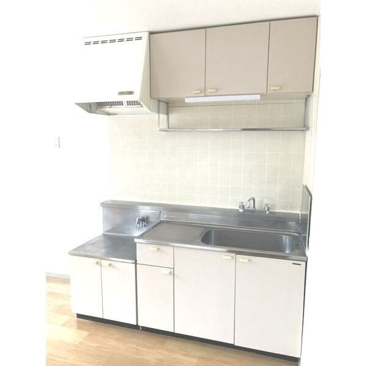 栃木県宇都宮市御幸本町(アパート)の賃貸物件のキッチン