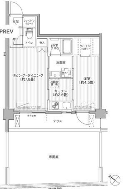 東京都杉並区成田東4(マンション)の賃貸物件の間取り